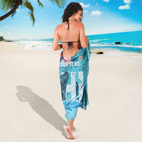 Personalised Hawaii Sarong Humpback Whale Tattoo With Tropical Flowers LT14 - Polynesian Pride
