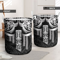 Tiki Drum Hawaii Laundry Basket Hawaiian Kakau Tattoo Style LT14 - Polynesian Pride