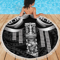 Tiki Drum Hawaii Beach Blanket Hawaiian Kakau Tattoo Style LT14 - Polynesian Pride