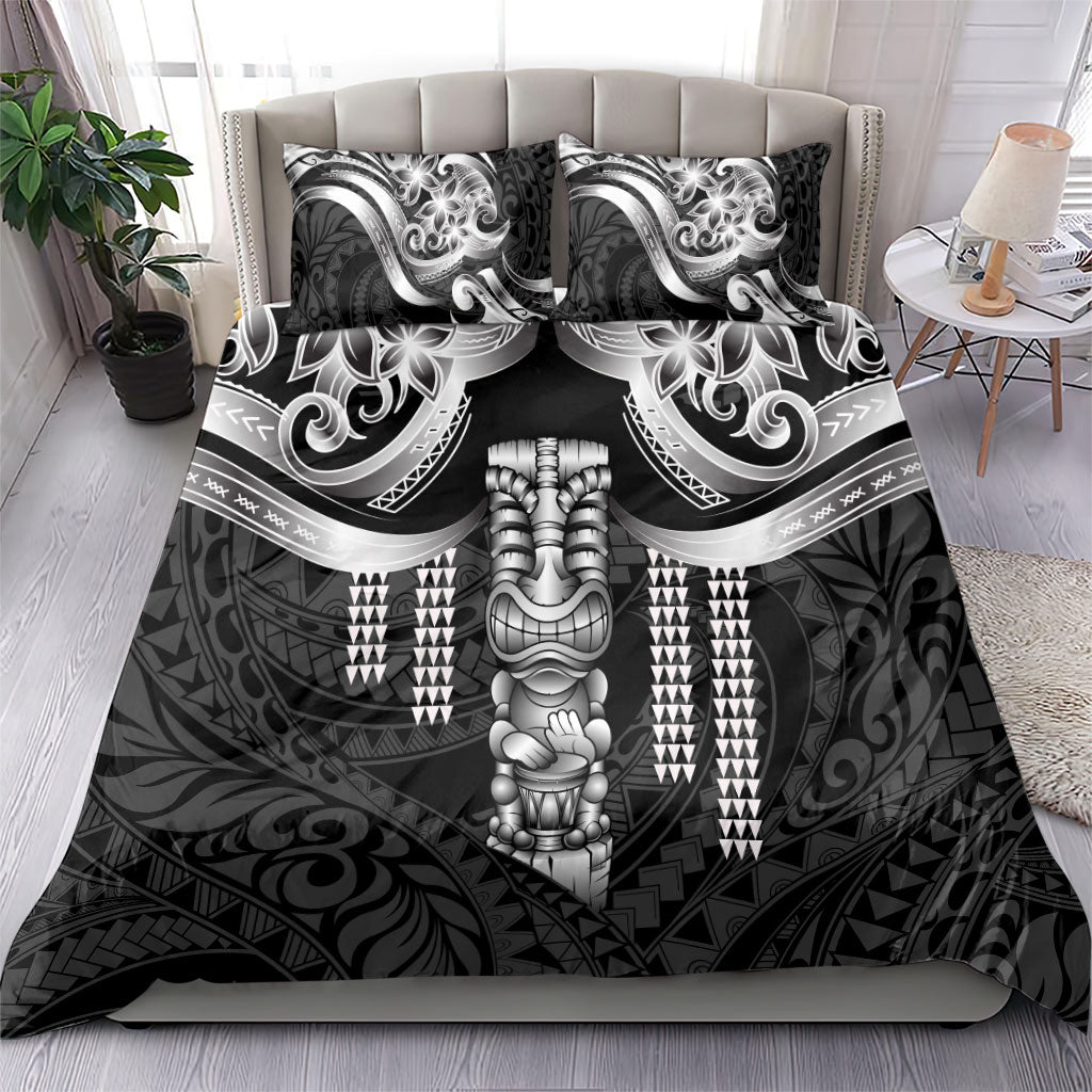 Tiki Drum Hawaii Bedding Set Hawaiian Kakau Tattoo Style LT14 - Polynesian Pride