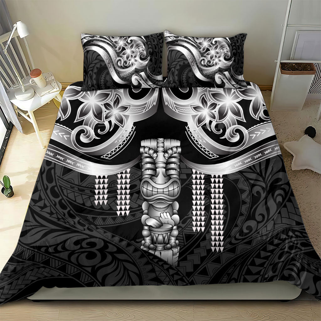 Tiki Drum Hawaii Bedding Set Hawaiian Kakau Tattoo Style LT14 - Polynesian Pride