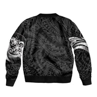 Tiki Drum Hawaii Bomber Jacket Hawaiian Kakau Tattoo Style LT14 - Polynesian Pride