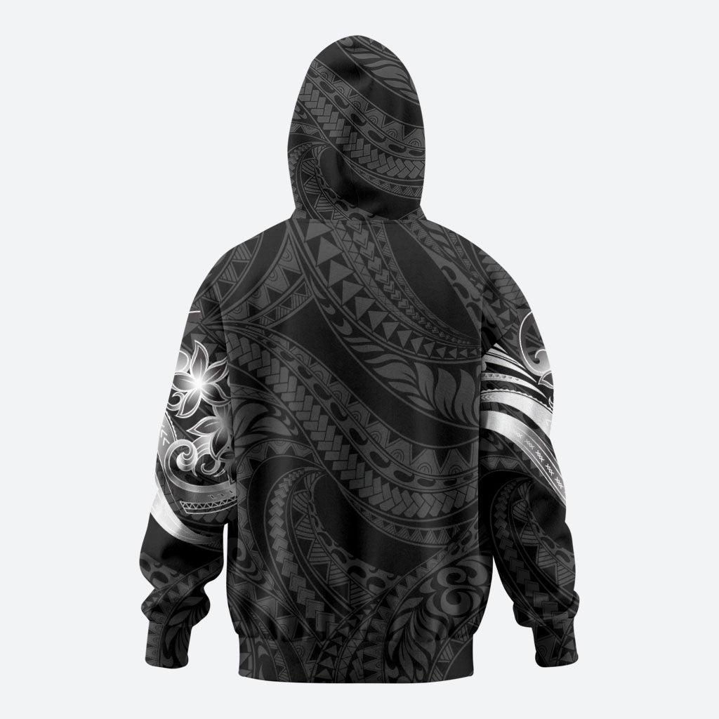 Tiki Drum Hawaii Hoodie Hawaiian Kakau Tattoo Style LT14 - Polynesian Pride