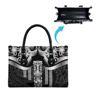 Tiki Drum Hawaii Leather Bag Hawaiian Kakau Tattoo Style LT14 - Polynesian Pride