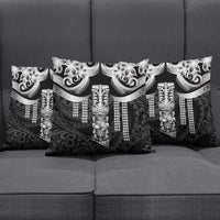 Tiki Drum Hawaii Pillow Cover Hawaiian Kakau Tattoo Style LT14 - Polynesian Pride