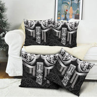 Tiki Drum Hawaii Pillow Cover Hawaiian Kakau Tattoo Style LT14 - Polynesian Pride