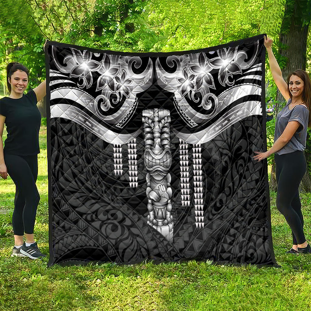 Tiki Drum Hawaii Quilt Hawaiian Kakau Tattoo Style LT14 - Polynesian Pride