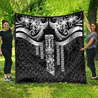 Tiki Drum Hawaii Quilt Hawaiian Kakau Tattoo Style LT14 - Polynesian Pride