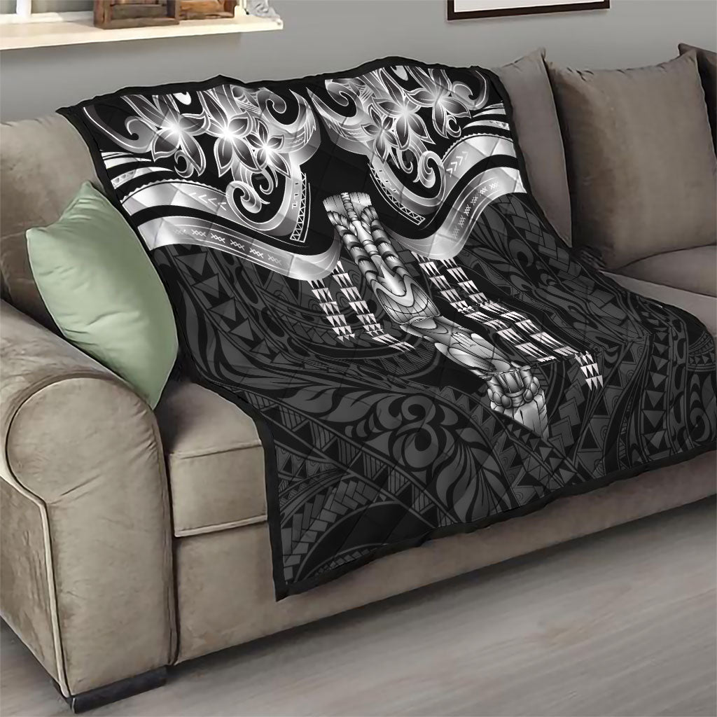 Tiki Drum Hawaii Quilt Hawaiian Kakau Tattoo Style LT14 - Polynesian Pride
