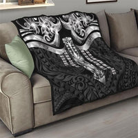 Tiki Drum Hawaii Quilt Hawaiian Kakau Tattoo Style LT14 - Polynesian Pride