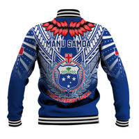 Samoa Rugby Baseball Jacket 2023 Go Manu Samoa With Ula Fala Style LT14 - Polynesian Pride
