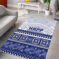 HRPP Samoa Siapo Area Rug Teuila Flowers Samoan Pattern LT14 - Polynesian Pride