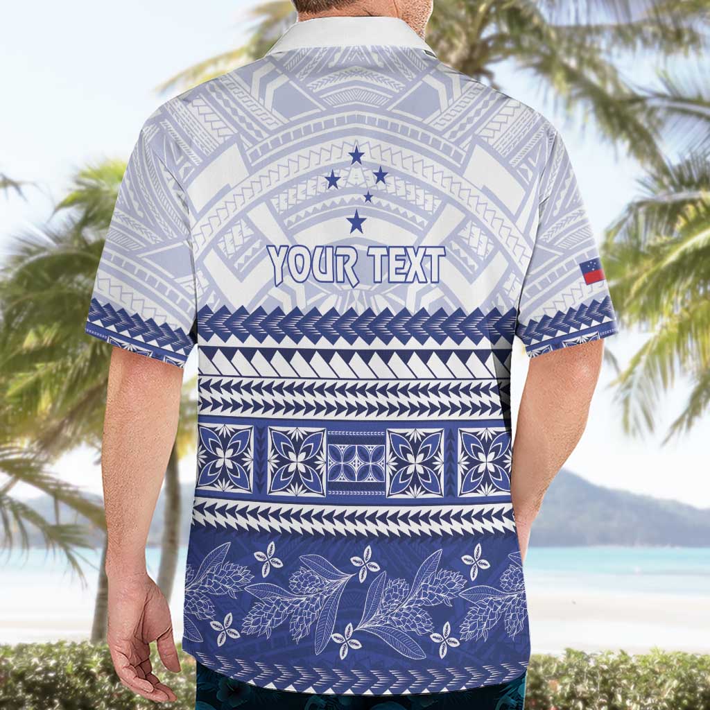 Personalised HRPP Samoa Siapo Hawaiian Shirt Teuila Flowers Samoan Pattern LT14 - Polynesian Pride