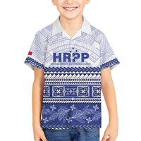 Personalised HRPP Samoa Siapo Hawaiian Shirt Teuila Flowers Samoan Pattern LT14 - Polynesian Pride