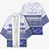 Personalised HRPP Samoa Siapo Kimono Teuila Flowers Samoan Pattern LT14 - Polynesian Pride