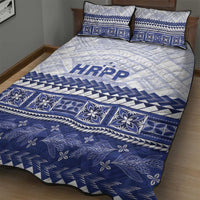 HRPP Samoa Siapo Quilt Bed Set Teuila Flowers Samoan Pattern LT14 - Polynesian Pride