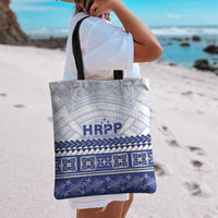 HRPP Samoa Siapo Tote Bag Teuila Flowers Samoan Pattern LT14 - Polynesian Pride