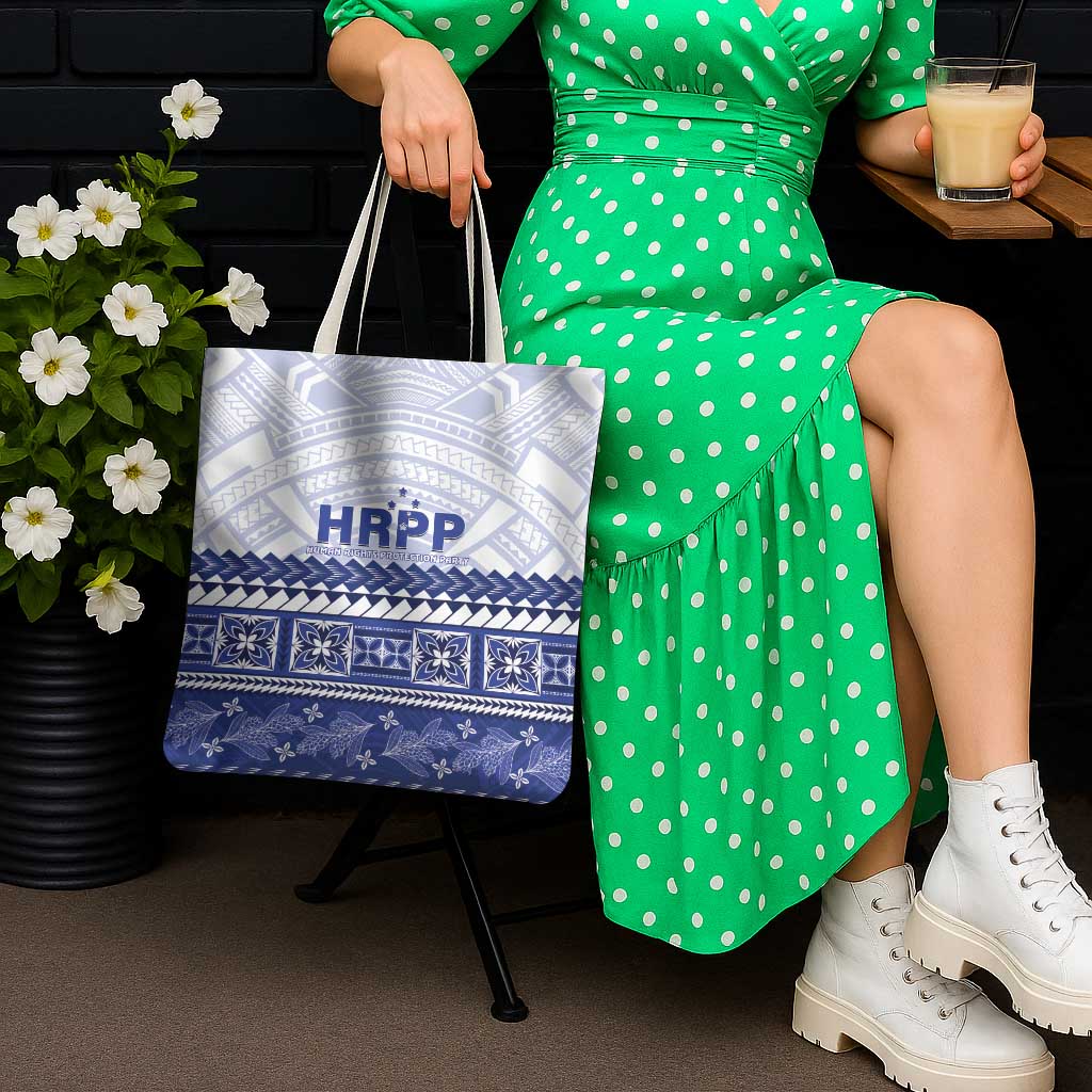 HRPP Samoa Siapo Tote Bag Teuila Flowers Samoan Pattern LT14 - Polynesian Pride