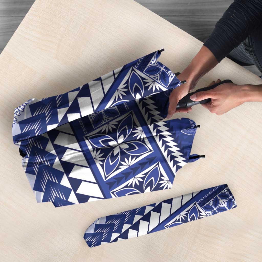 HRPP Samoa Siapo Umbrella Teuila Flowers Samoan Pattern LT14 - Polynesian Pride