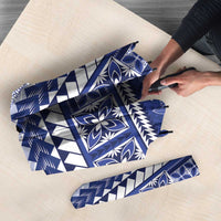 HRPP Samoa Siapo Umbrella Teuila Flowers Samoan Pattern LT14 - Polynesian Pride