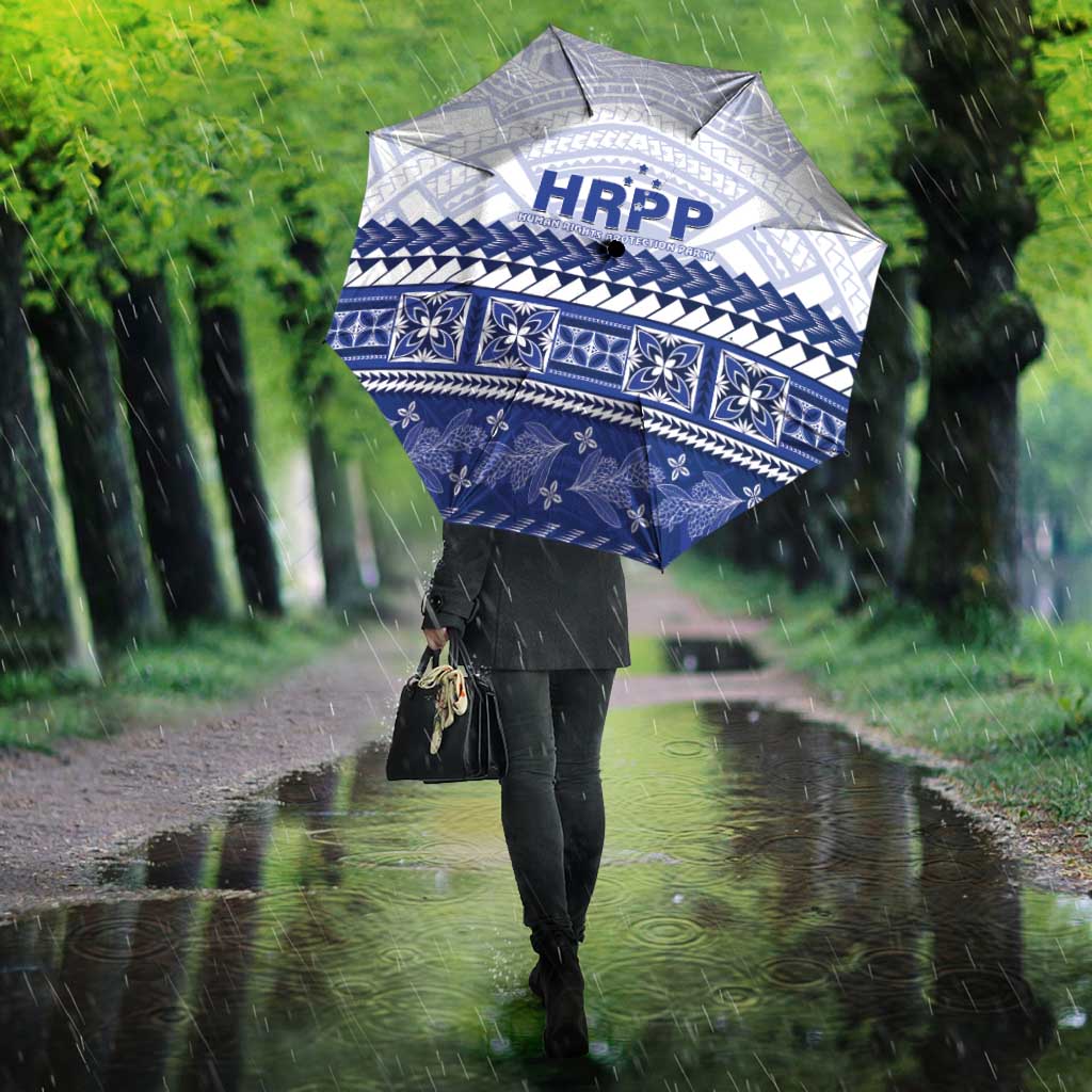 HRPP Samoa Siapo Umbrella Teuila Flowers Samoan Pattern LT14 - Polynesian Pride