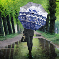 HRPP Samoa Siapo Umbrella Teuila Flowers Samoan Pattern LT14 - Polynesian Pride