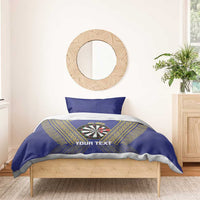 Personalised Niue Darts Bedding Set Dart Board Hiapo Pattern LT14 - Polynesian Pride