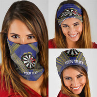 Personalised Niue Darts Neck Gaiter Dart Board Hiapo Pattern LT14 - Polynesian Pride