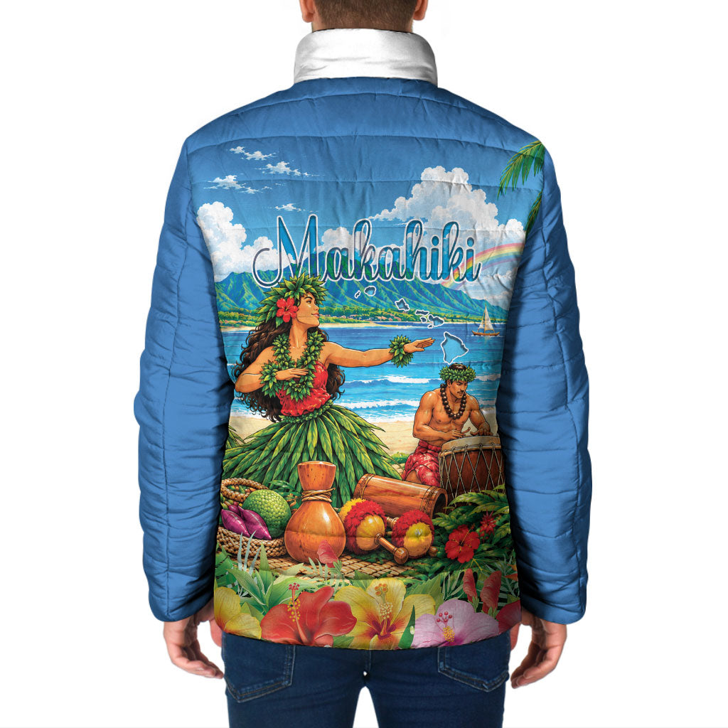 Hawaii Makahiki Padded Jacket Hawaiian New Year Tropical Vibes LT14 - Polynesian Pride