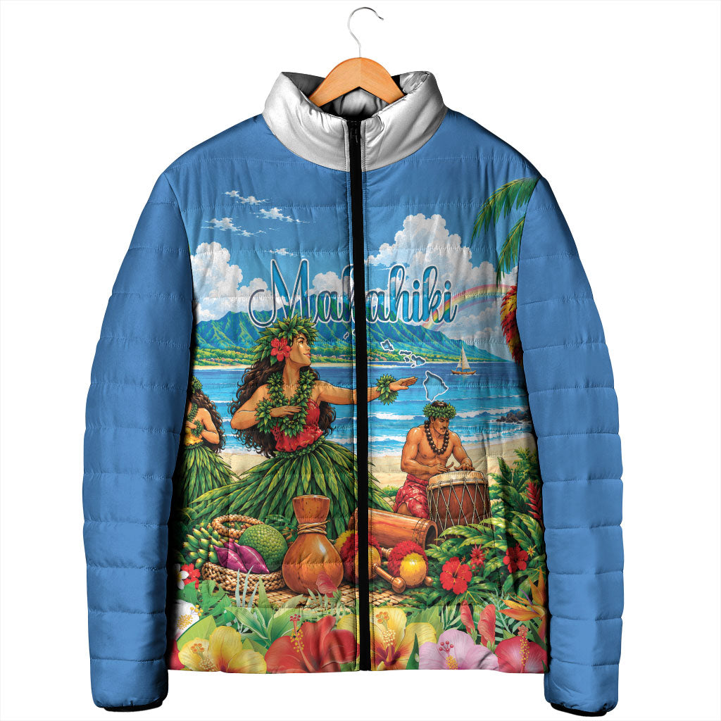 Hawaii Makahiki Padded Jacket Hawaiian New Year Tropical Vibes LT14 - Polynesian Pride