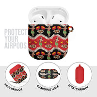 Uliuli Hawaii Makahiki AirPods Case Hawaiian Puakenikeni Lei Hula Girl Red Version LT14 - Polynesian Pride