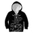 New Zealand Silver Fern Rugby Kid Hoodie Haka Aotearoa Kiwi Dance LT14 Zip Hoodie Black - Polynesian Pride