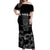 New Zealand Silver Fern Rugby Off Shoulder Maxi Dress Haka Aotearoa Kiwi Dance LT14 Women Black - Polynesian Pride