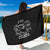 New Zealand Silver Fern Rugby Sarong Haka Aotearoa Kiwi Dance LT14 One Size 44 x 66 inches Black - Polynesian Pride