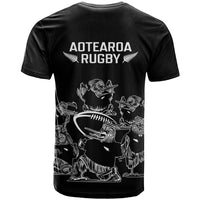 New Zealand Silver Fern Rugby T-Shirt - Haka Aotearoa Kiwi Dance LT14 - Polynesian Pride
