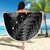 Custom New Zealand Silver Fern Rugby Beach Blanket All Black Go Champions 2023 With Trophy Proud LT14 - Wonder Print Shop