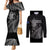 Custom New Zealand Silver Fern Rugby Couples Matching Mermaid Dress and Long Sleeve Button Shirt All Black Go Champions 2023 With Trophy Proud LT14 Black - Polynesian Pride