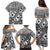 Black Bula Fiji Family Matching Puletasi and Hawaiian Shirt Unique Masi Tapa Pattern