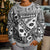 Black Bula Fiji Kid Ugly Christmas Sweater Unique Masi Tapa Pattern