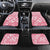 Pink Bula Fiji Car Mats Unique Masi Tapa Pattern