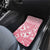 Pink Bula Fiji Car Mats Unique Masi Tapa Pattern