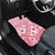 Pink Bula Fiji Car Mats Unique Masi Tapa Pattern