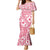 Pink Bula Fiji Family Matching Mermaid Dress and Hawaiian Shirt Unique Masi Tapa Pattern