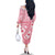 Pink Bula Fiji Family Matching Off The Shoulder Long Sleeve Dress and Hawaiian Shirt Unique Masi Tapa Pattern