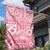 Pink Bula Fiji Garden Flag Unique Masi Tapa Pattern