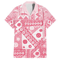 Pink Bula Fiji Hawaiian Shirt Unique Masi Tapa Pattern LT14 Pink - Polynesian Pride