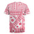 Pink Bula Fiji Rugby Jersey Unique Masi Tapa Pattern