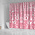 Pink Bula Fiji Shower Curtain Unique Masi Tapa Pattern