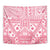 Pink Bula Fiji Tapestry Unique Masi Tapa Pattern