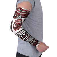 Fiji Rewa Rugby Custom Arm Sleeves Go Champions Fijian Tapa Pattern LT14 - Polynesian Pride